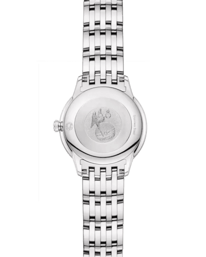 back case De Ville Prestige 27.5 mm Quartz Watch with White Mother-of-Pearl Dial