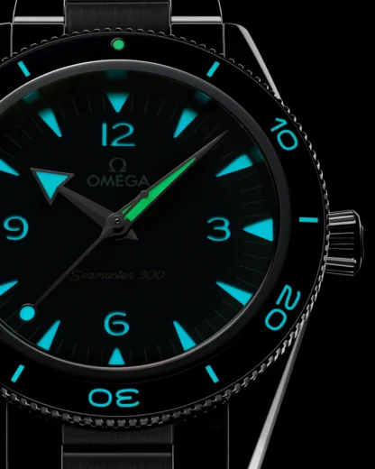 dark view - Seamaster 300 41 mm, steel on steel