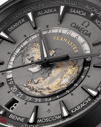 OMEGA Seamaster Aqua Terra GMT Worldtimer dial color