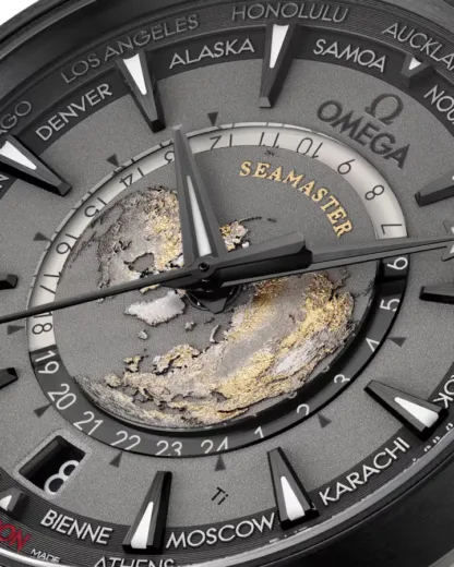 OMEGA Seamaster Aqua Terra GMT Worldtimer dial color