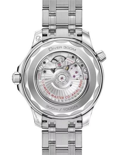 Seamaster Diver 300M 42 mm, steel on steel - back view