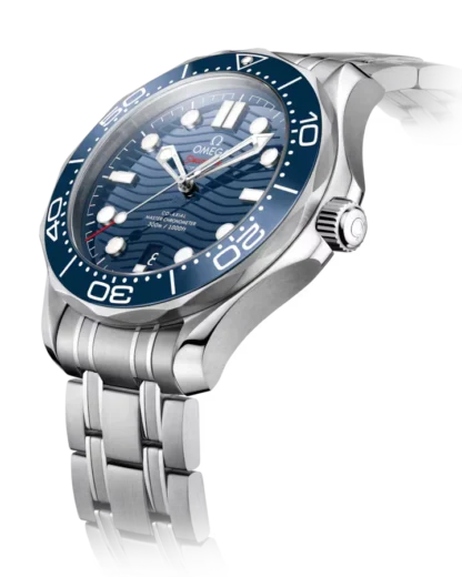 Seamaster Diver 300M Watch 42mm, Blue Ceramic Dial side view