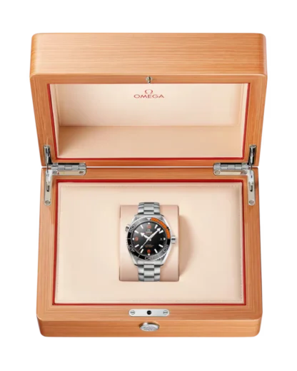 Seamaster Planet Ocean 600M Watch, 43.5mm, Black & Orange Bezel in the box