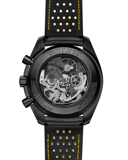 Omega Speedmaster Dark Side of the Moon 44.25 mm back