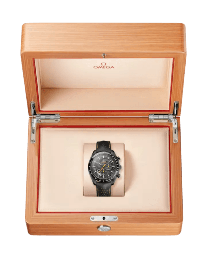 Omega Speedmaster Dark Side of the Moon front view