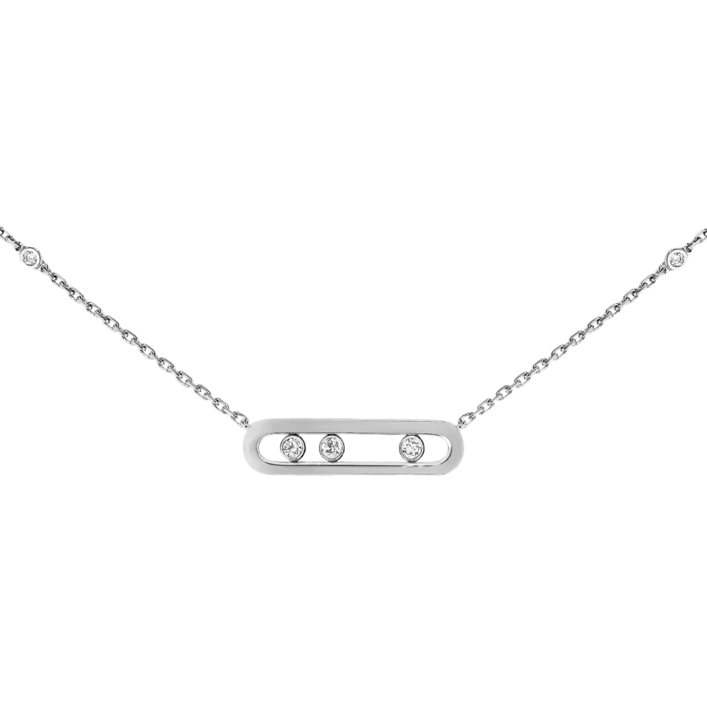 Messika Baby Move White Gold Diamond Necklace