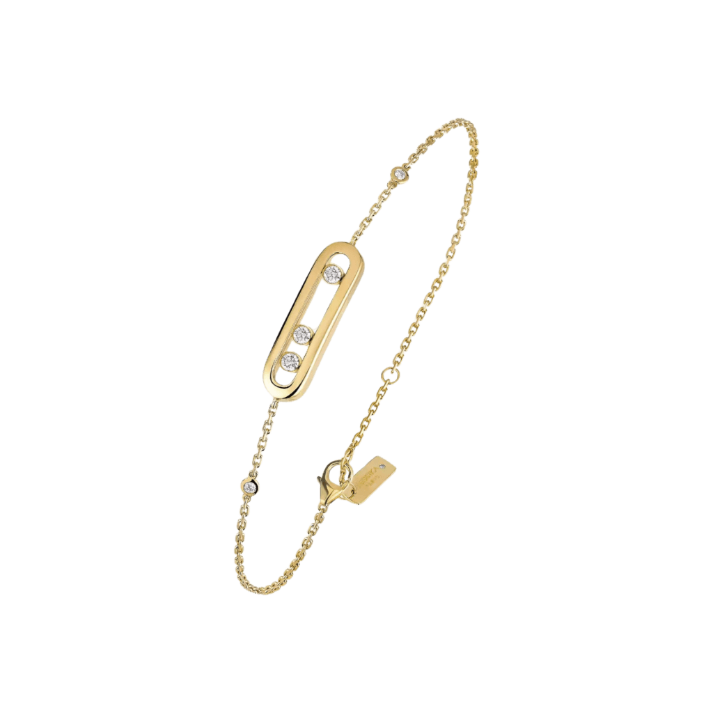 Baby Move Yellow Gold Diamond Bracelet