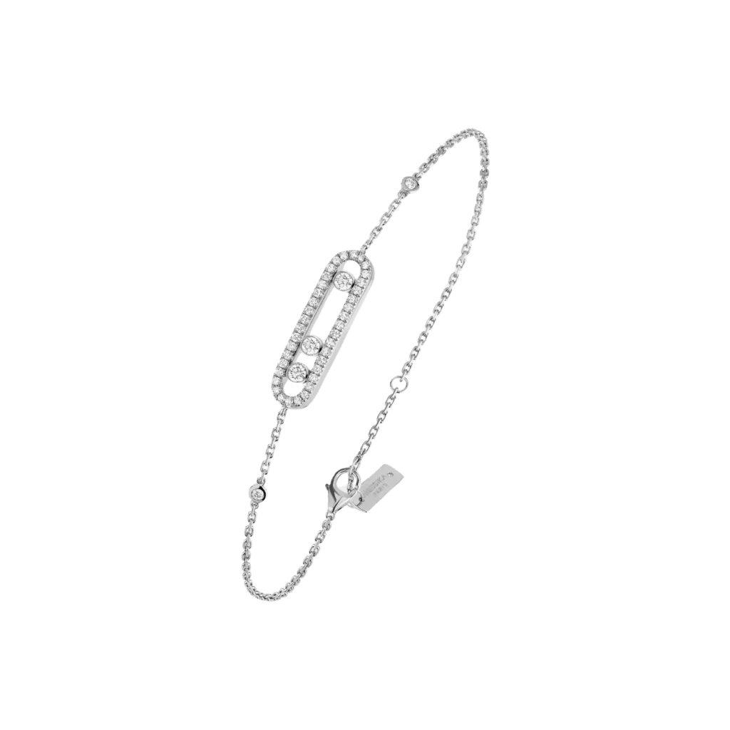 Baby Move Pavé White Gold Diamond Bracelet