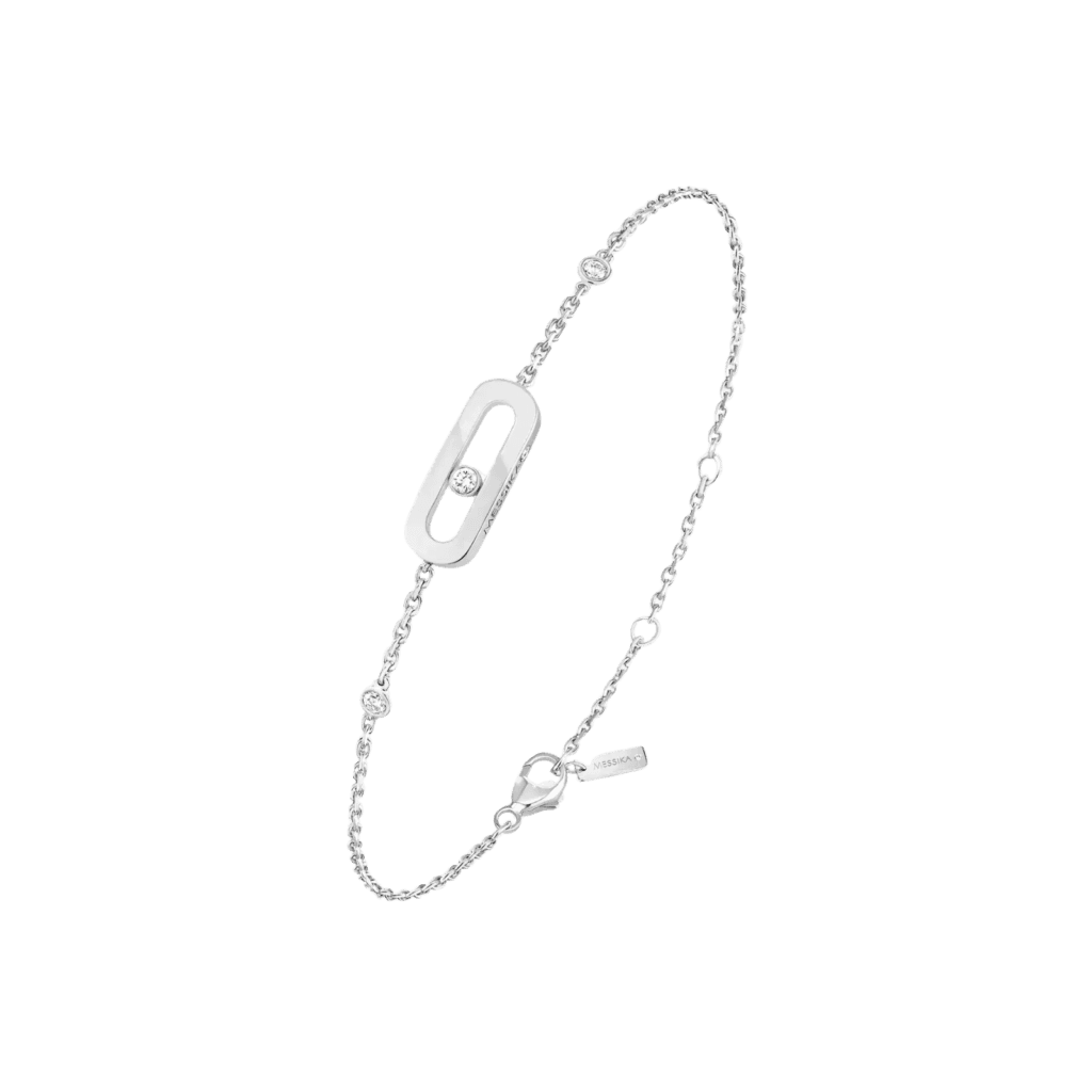 Messika Move Uno White Gold Bracelet