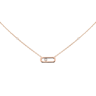 Messika Gold Move Uno Rose Gold Necklace