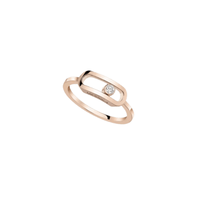 Move Uno Pink Gold LM Ring