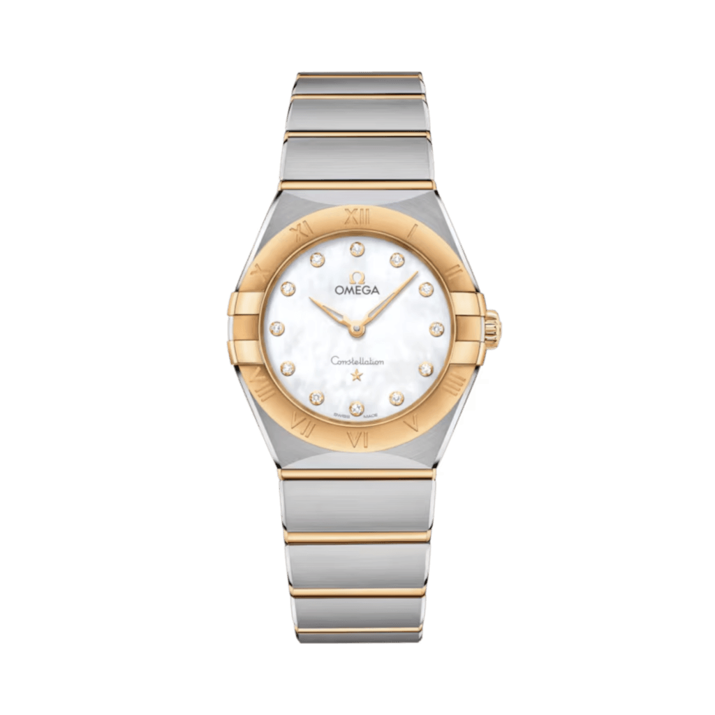 OMEGA Constellation 28 mm, 18K yellow gold on steel