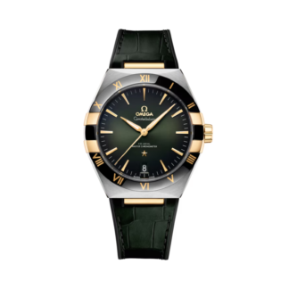 OMEGA Constellation 41 mm, steel - yellow gold on leather strap