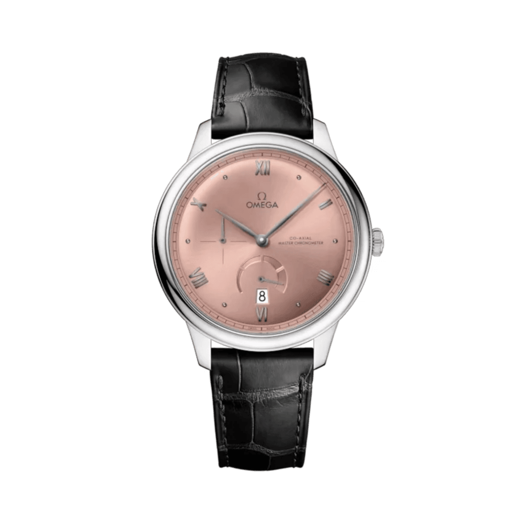 Omega De Ville Prestige 41 mm, steel on leather strap