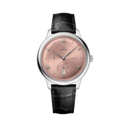 Omega De Ville Prestige 41 mm, steel on leather strap