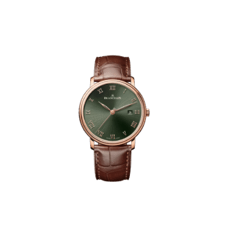 Blancpain Villeret Extraplate 40mm Watch, Sunburst Green Dial