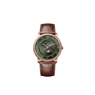 Blancpain Villeret Quantième Complet 40mm Watch, Green Dial