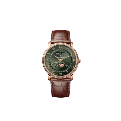Blancpain Villeret Quantième Complet 40mm Watch, Green Dial