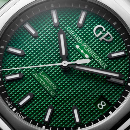 Laureato 42 mm Watch Stainless Steel with Green Dial - Image 2
