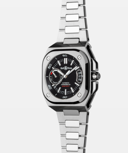 BR-X5 Black Steel, 41mm Watch strap
