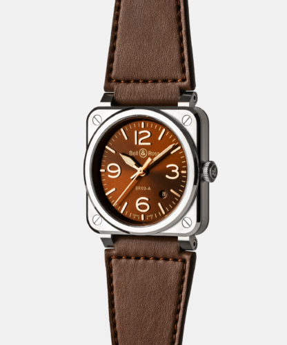 BR 03 Golden Heritage, 41 mm Watch strap
