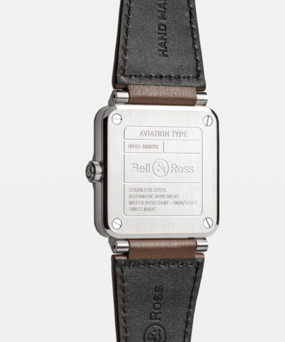 BR 03 Golden Heritage, 41 mm Watch back case