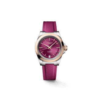 Longines Conquest 34mm, Purple Dial and Strap