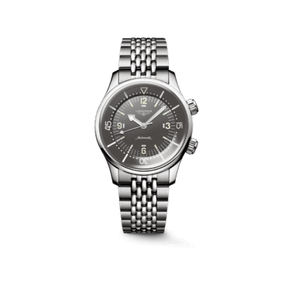 Longines Legend Diver 39mm, Stainless Steel, Grey Dial