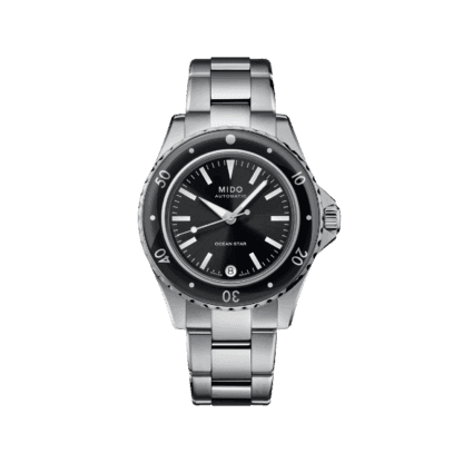 Ocean Star 36.5mm, stainless steel & black dial