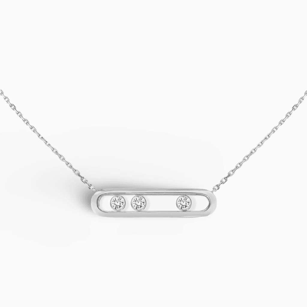 Messika Move White Gold Diamond Necklace