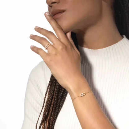 Messika Move Uno Yellow Gold Diamond Bracelet
