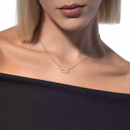 Messika Rose Gold Necklace