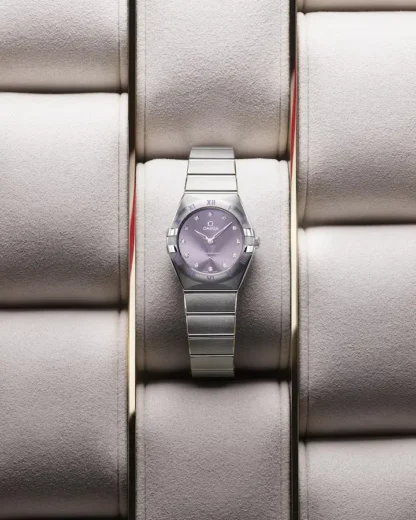 Omega Constellation Quartz 28mm with diamond hour markers