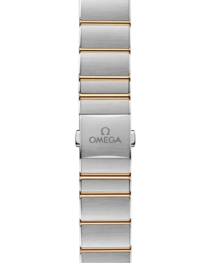 Strap of the OMEGA Constellation 28 mm, 18K yellow gold on steel