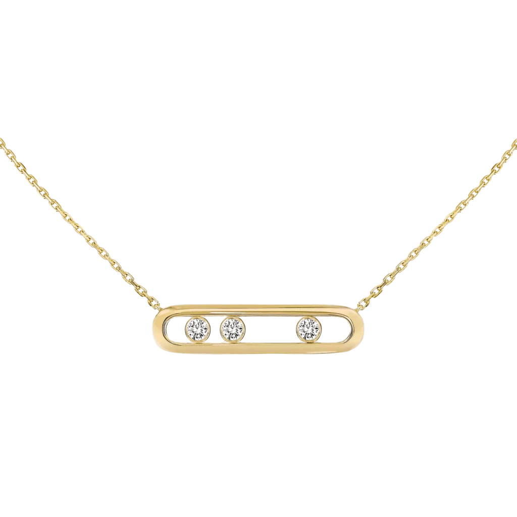 Messika Move Yellow Gold Diamond Necklace