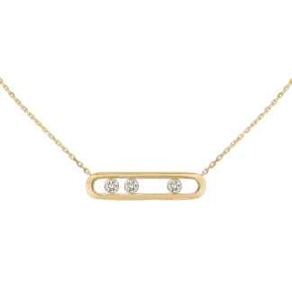 Messika Move Yellow Gold Diamond Necklace