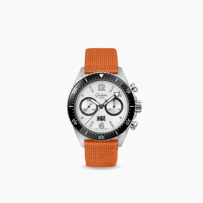Glashütte Original SeaQ Chronograph 43.2mm, orange strap Watch