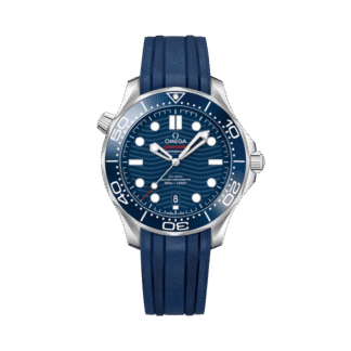 OMEGA Seamaster Diver 300M 42mm, steel on Blue rubber strap