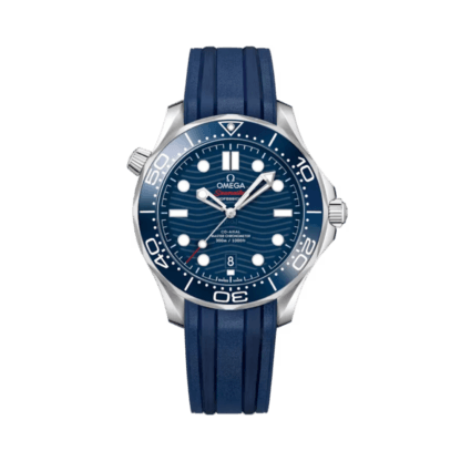 OMEGA Seamaster Diver 300M 42mm, steel on Blue rubber strap