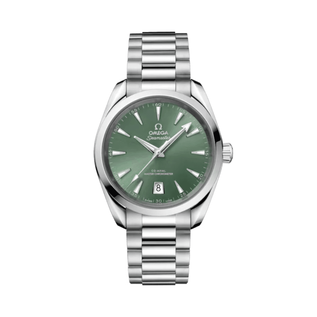OMEGA Seamaster Aqua Terra Shades 38 mm, green dial, steel on steel