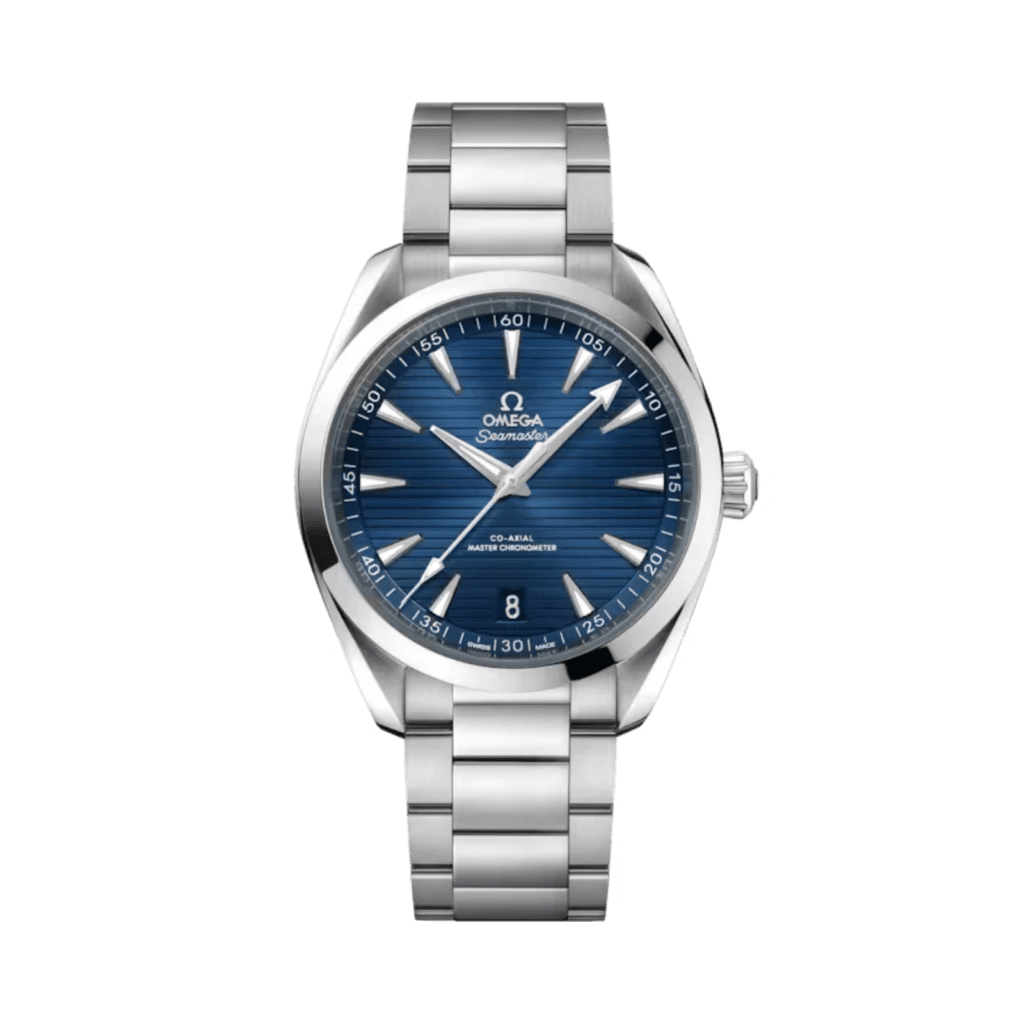 Omega Seamaster Aqua Terra 150M 41 mm, blue dial & steel on steel