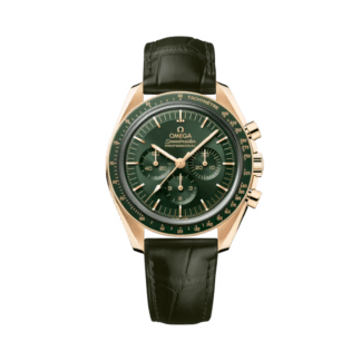 OMEGA Speedmaster Moonwatch Professional 42 mm, Moonshine™ gold on leather strap