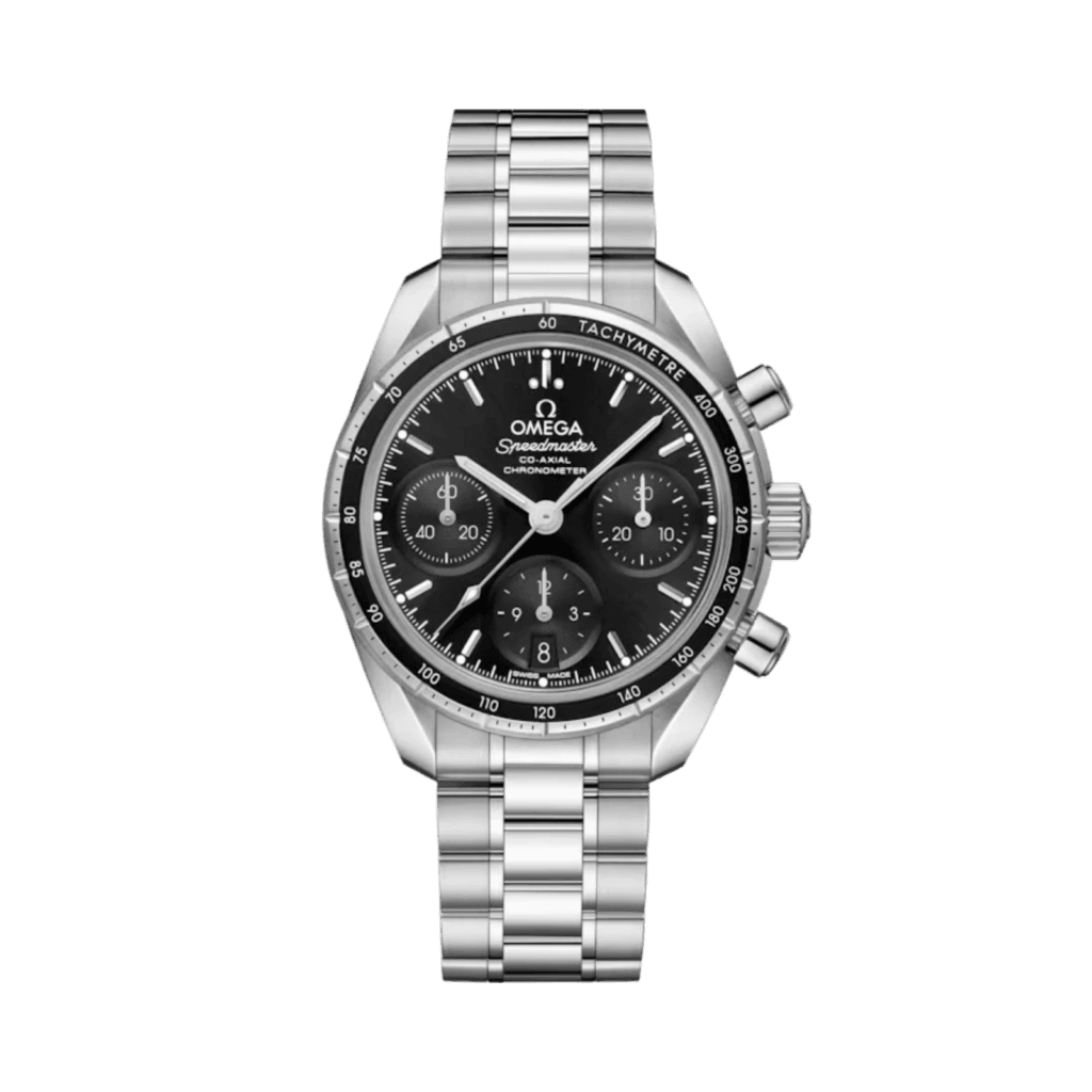Speedmaster 38 38 mm, steel on steel - 324.30.38.50.01.001 | OMEGA®
