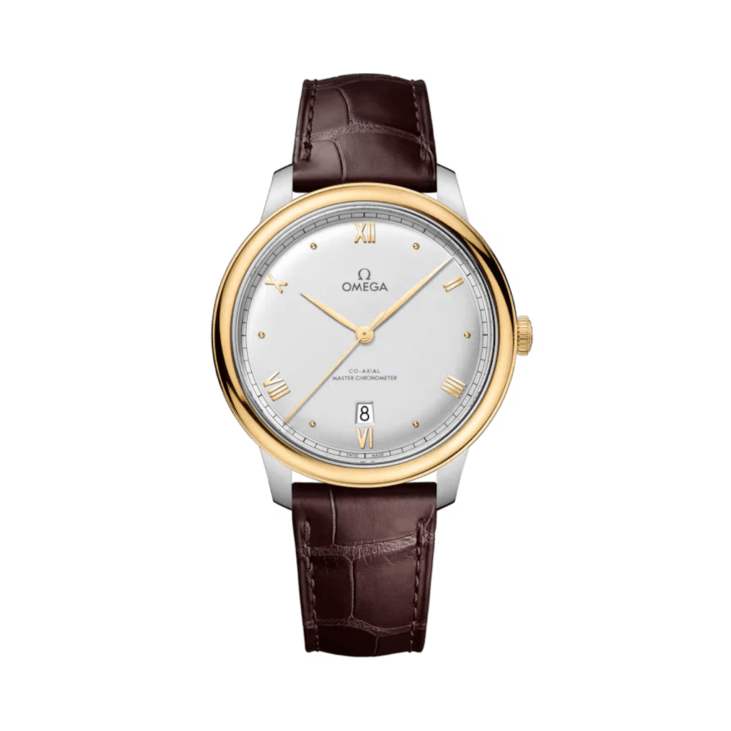 Omega De Ville Prestige 40 mm, steel ‑ yellow gold on leather strap