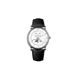Blancpain Villeret Quantieme Complet 40mm, Black Strap