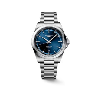 Longines Conquest Automatic 38mm, Stainless Steel, Sunray Blue Dial