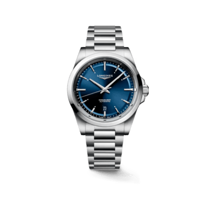 Longines Conquest Automatic 38mm, Stainless Steel, Sunray Blue Dial