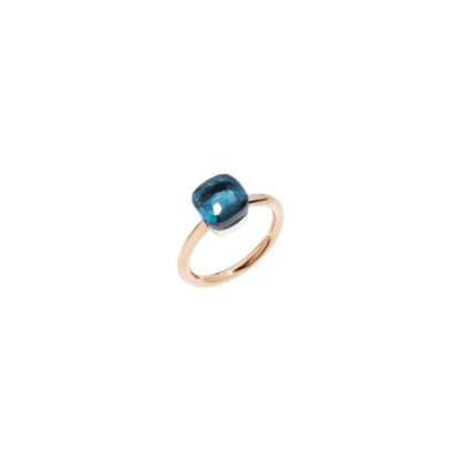 Pomellato Nudo Petit London Blue Topaz Ring