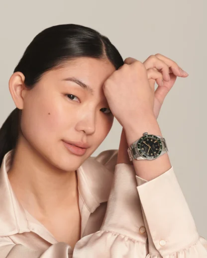 Spirit Zulu Time 39mm, Green Bezel, Stainless Steel - model