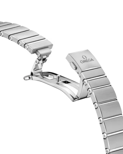 Constellation 28mm, Green Match Dial with Diamonds - open strap